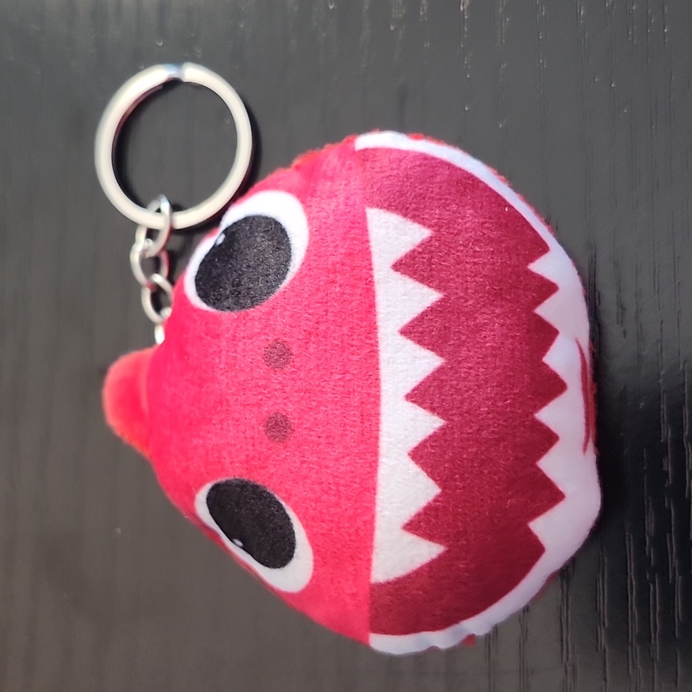 Red Baby Shark Keychain